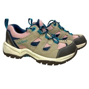 L.L. Bean Kids Trail Model Hikers Low in Pink‎ Graphite Size 4